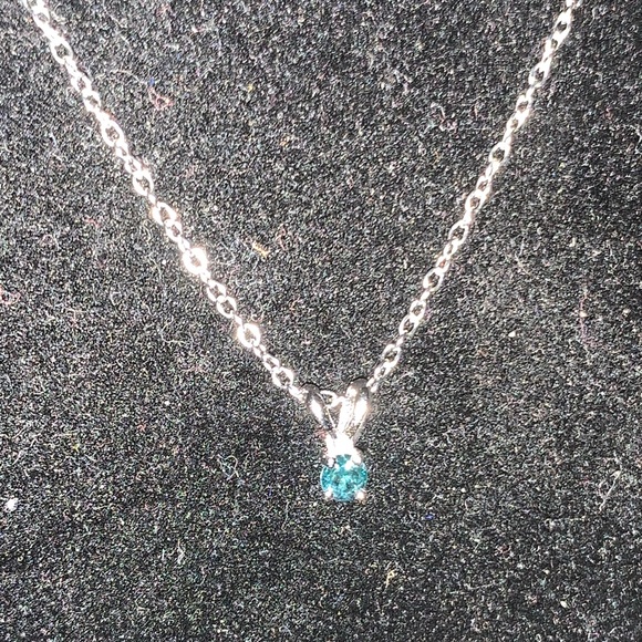 Jewelry - Diamond Blue Pendant
